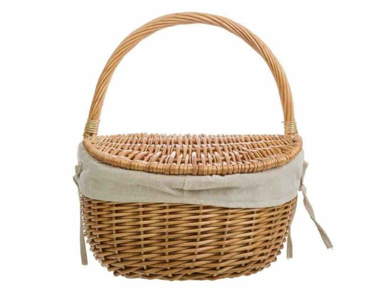 Кошница за Пикник Alexandra House Living плетена ракита Върбово дърво 32 x 37 x 41 cm Естествен Кошница за Пикник Alexandra House Living плетена ракита Върбово дърво 32 x 37 x 41 cm Естествен