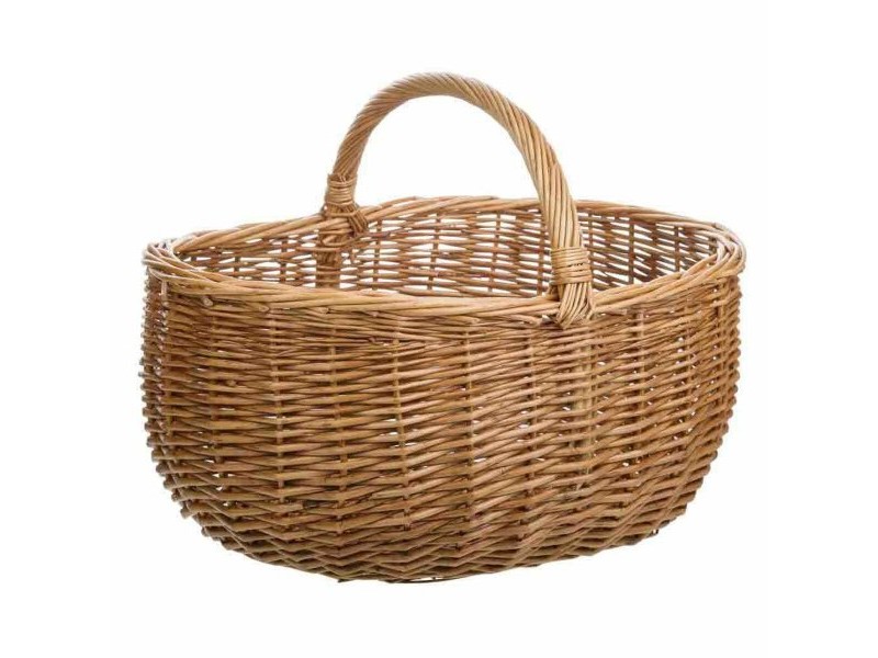 Кошница за Пикник Alexandra House Living плетена ракита Върбово дърво 33 x 32 x 43 cm Естествен