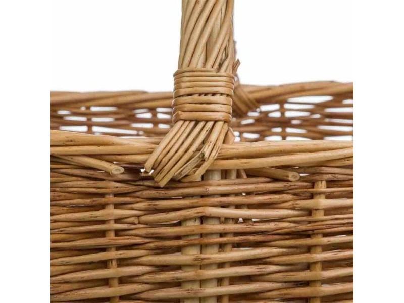 Кошница за Пикник Alexandra House Living плетена ракита Върбово дърво 33 x 32 x 43 cm Естествен