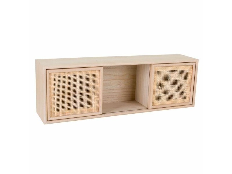Рафтове Alexandra House Living Естествен Дървен MDF 26 x 17 x 81 cm