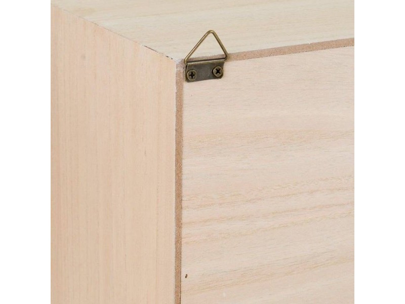 Рафтове Alexandra House Living Естествен Дървен MDF 26 x 17 x 81 cm