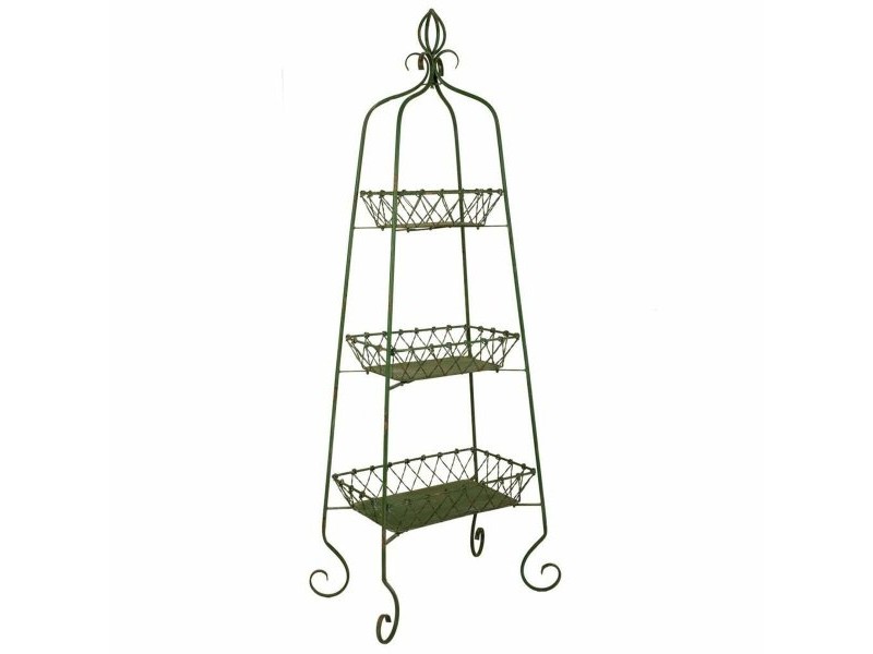 Лавица Alexandra House Living Зелен Желязо 47 x 195 x 76 cm