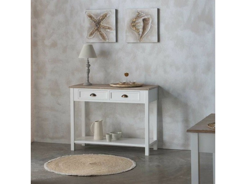 Килим Alexandra House Living Бял Естествен 120 x 120 cm Кръгъл