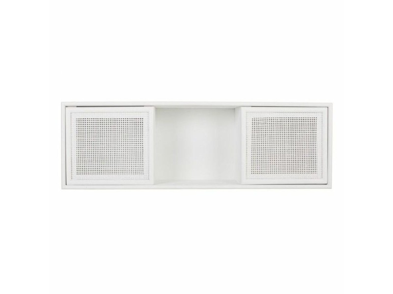 Рафтове Alexandra House Living Сребрист Бамбук Дървен MDF 17 x 26 x 81 cm