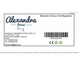 Саксия Alexandra House Living Фибростъкло Магнезиев 25 x 32 x 28 cm