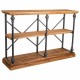 Рафтове Alexandra House Living Кафяв Черен Сив Желязо Cмърч 35 x 79 x 120 cm