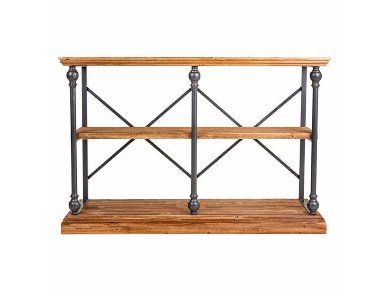 Рафтове Alexandra House Living Кафяв Черен Сив Желязо Cмърч 35 x 79 x 120 cm Рафтове Alexandra House Living Кафяв Черен Сив Желязо Cмърч 35 x 79 x 120 cm