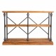 Рафтове Alexandra House Living Кафяв Черен Сив Желязо Cмърч 35 x 79 x 120 cm
