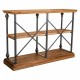 Рафтове Alexandra House Living Кафяв Черен Сив Желязо Cмърч 35 x 79 x 120 cm