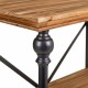 Рафтове Alexandra House Living Кафяв Черен Сив Желязо Cмърч 35 x 79 x 120 cm