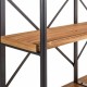 Рафтове Alexandra House Living Кафяв Черен Сив Желязо Cмърч 35 x 79 x 120 cm