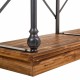Рафтове Alexandra House Living Кафяв Черен Сив Желязо Cмърч 35 x 79 x 120 cm