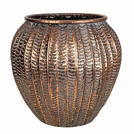 Саксия Alexandra House Living Златен Желязо 35 x 32 x 35 cm