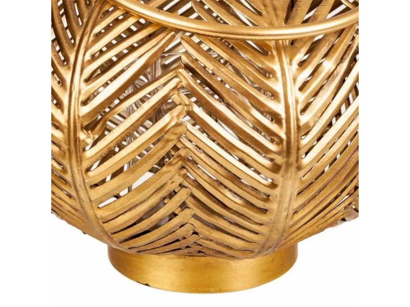 Поставка за свещ Alexandra House Living Златен Желязо 34 x 27 x 34 cm