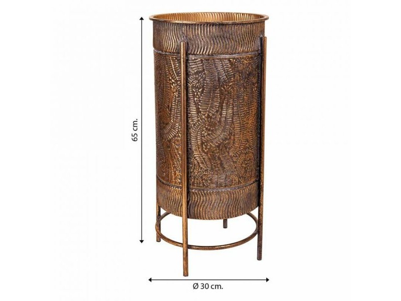 Саксия Alexandra House Living Златен Желязо 30 x 65 x 30 cm