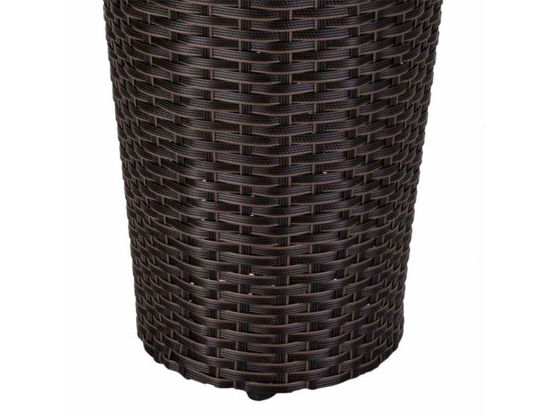 Саксия Alexandra House Living Кафяв Желязо Pатан Пластмаса 28 x 60 x 28 cm