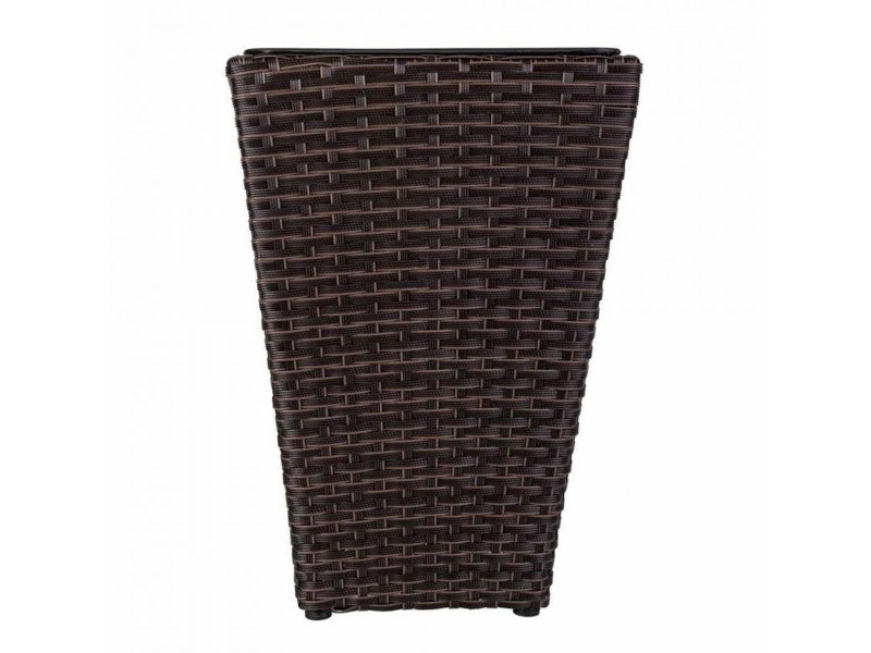 Саксия Alexandra House Living Кафяв Желязо Pатан Пластмаса 28 x 40 x 28 cm