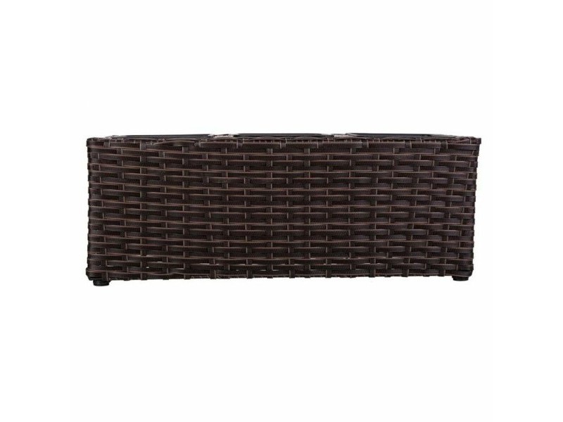 Саксия Alexandra House Living Кафяв Желязо Pатан Пластмаса 18 x 18 x 48 cm Саксия Alexandra House Living Кафяв Желязо Pатан Пластмаса 18 x 18 x 48 cm