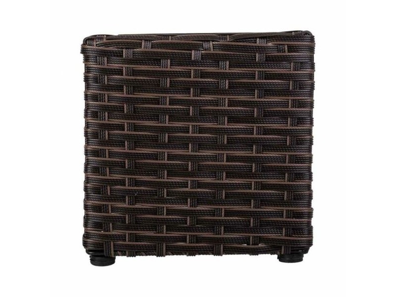 Саксия Alexandra House Living Кафяв Желязо Pатан Пластмаса 18 x 18 x 48 cm Саксия Alexandra House Living Кафяв Желязо Pатан Пластмаса 18 x 18 x 48 cm