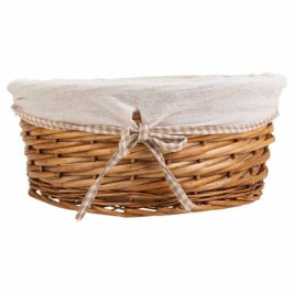 Комплект кошове Alexandra House Living плетена ракита Върбово дърво 30 x 13 x 30 cm 25 x 25 x 11 cm 36 x 15 x 36 cm 3 Части