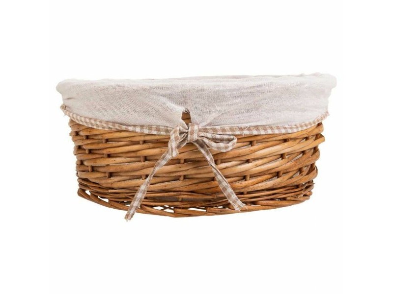 Комплект кошове Alexandra House Living плетена ракита Върбово дърво 30 x 13 x 30 cm 25 x 25 x 11 cm 36 x 15 x 36 cm 3 Части