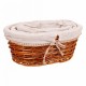 Комплект кошове Alexandra House Living плетена ракита Върбово дърво 26 x 15 x 36 cm 31 x 21 x 13 cm 26 x 17 x 11 cm 3 Части