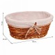 Комплект кошове Alexandra House Living плетена ракита Върбово дърво 26 x 15 x 36 cm 31 x 21 x 13 cm 26 x 17 x 11 cm 3 Части