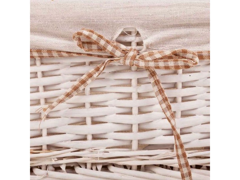 Комплект кошове Alexandra House Living плетена ракита Върбово дърво 31 x 17 x 41 cm 36 x 27 x 15 cm 31 x 22 x 14 cm 3 Части