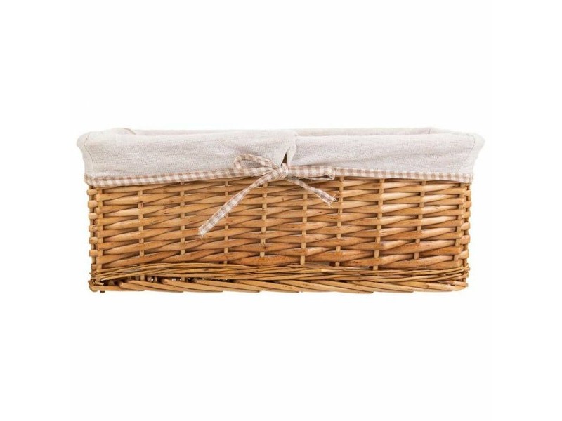 Комплект кошове Alexandra House Living плетена ракита Върбово дърво 25 x 17 x 48 cm 42 x 20,5 x 15 cm 35 x 16 x 14 cm 3 Части