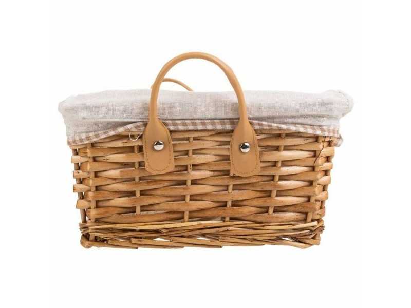 Комплект кошове Alexandra House Living плетена ракита Върбово дърво 29 x 20 x 12 cm 30 x 16 x 42 cm 34 x 16 x 14 cm 3 Части
