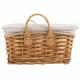 Комплект кошове Alexandra House Living плетена ракита Върбово дърво 29 x 20 x 12 cm 30 x 16 x 42 cm 34 x 16 x 14 cm 3 Части
