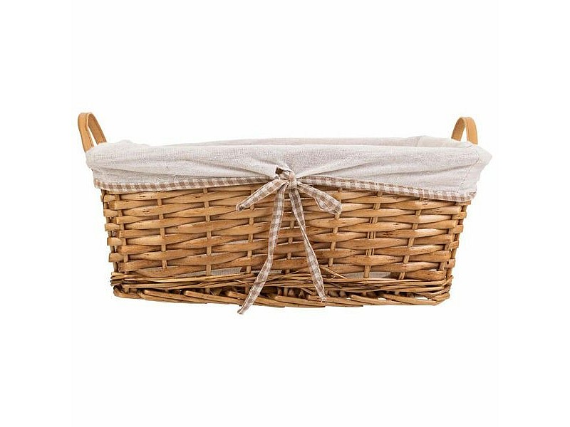 Комплект кошове Alexandra House Living плетена ракита Върбово дърво 29 x 20 x 12 cm 30 x 16 x 42 cm 34 x 16 x 14 cm 3 Части