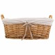 Комплект кошове Alexandra House Living плетена ракита Върбово дърво 29 x 20 x 12 cm 30 x 16 x 42 cm 34 x 16 x 14 cm 3 Части