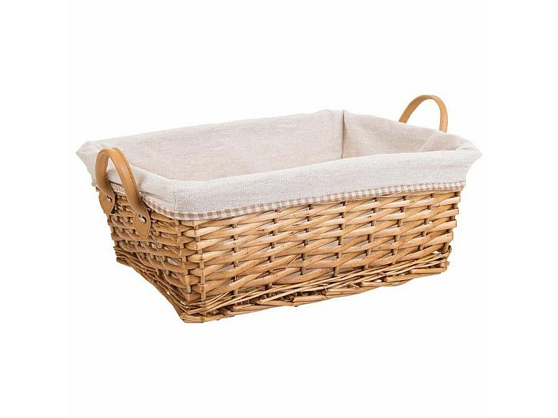 Комплект кошове Alexandra House Living плетена ракита Върбово дърво 29 x 20 x 12 cm 30 x 16 x 42 cm 34 x 16 x 14 cm 3 Части