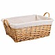 Комплект кошове Alexandra House Living плетена ракита Върбово дърво 29 x 20 x 12 cm 30 x 16 x 42 cm 34 x 16 x 14 cm 3 Части