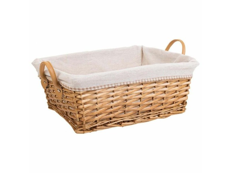 Комплект кошове Alexandra House Living плетена ракита Върбово дърво 29 x 20 x 12 cm 30 x 16 x 42 cm 34 x 16 x 14 cm 3 Части