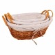 Комплект кошове Alexandra House Living плетена ракита Върбово дърво 38 x 29 x 14 cm 34 x 16 x 44 cm 31,5 x 23,5 x 12 cm 3 Части