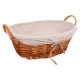 Комплект кошове Alexandra House Living плетена ракита Върбово дърво 38 x 29 x 14 cm 34 x 16 x 44 cm 31,5 x 23,5 x 12 cm 3 Части
