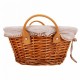 Комплект кошове Alexandra House Living плетена ракита Върбово дърво 38 x 29 x 14 cm 34 x 16 x 44 cm 31,5 x 23,5 x 12 cm 3 Части