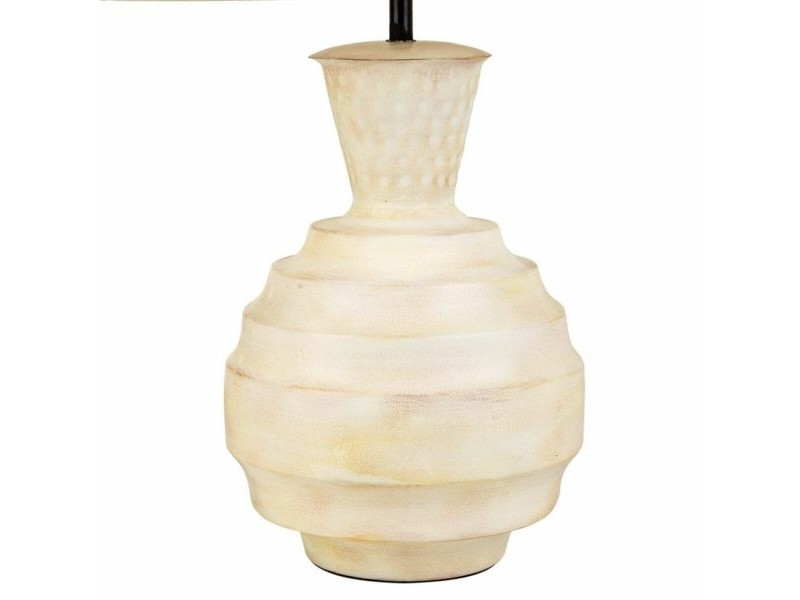 Настолна лампа Alexandra House Living Сметана Желязо 25 x 63 x 25 cm