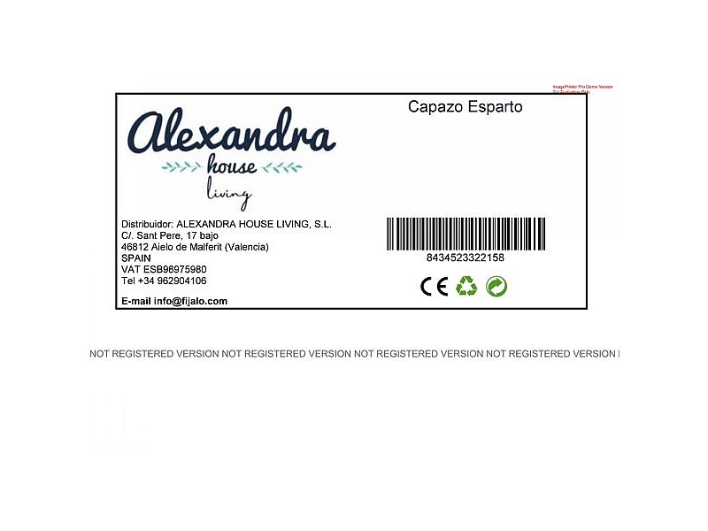 Количка Alexandra House Living Еспарто 50 x 40 x 60 cm