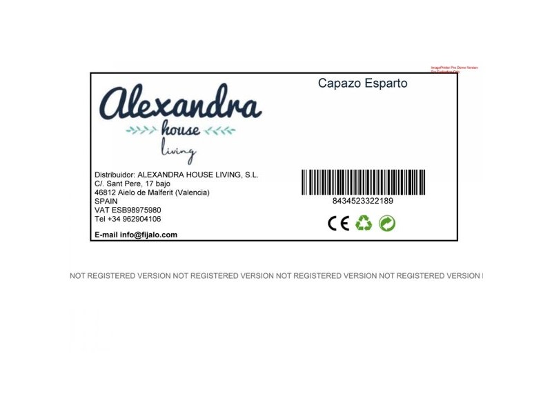 Количка Alexandra House Living Еспарто 48 x 40 x 63 cm