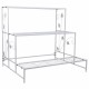 Поставка за Саксия Alexandra House Living Бял Желязо 66 x 74 x 80 cm Поставка за Саксия Alexandra House Living Бял Желязо 66 x 74 x 80 cm