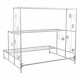 Поставка за Саксия Alexandra House Living Бял Желязо 66 x 74 x 80 cm Поставка за Саксия Alexandra House Living Бял Желязо 66 x 74 x 80 cm