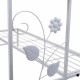 Поставка за Саксия Alexandra House Living Бял Желязо 66 x 74 x 80 cm Поставка за Саксия Alexandra House Living Бял Желязо 66 x 74 x 80 cm
