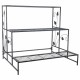 Поставка за Саксия Alexandra House Living Сив Желязо 66 x 74 x 80 cm