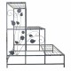 Поставка за Саксия Alexandra House Living Сив Желязо 66 x 74 x 80 cm