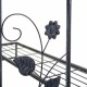 Поставка за Саксия Alexandra House Living Сив Желязо 44 x 44 x 80 cm