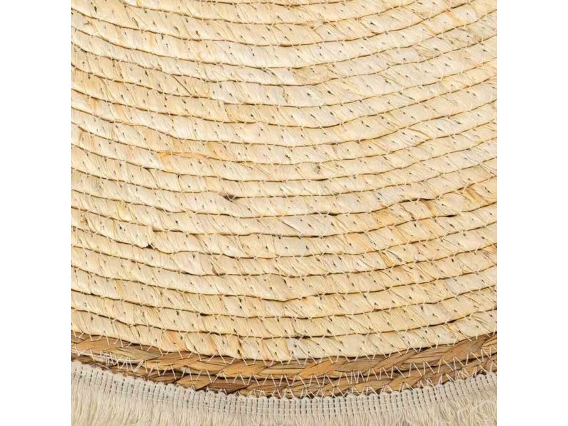 Килим Alexandra House Living Кафяв Естествено влакно 78 x 78 cm Кръгъл