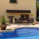 Комплект от Маса и 2 Кресла Alexandra House Living Кафяв 4 Части